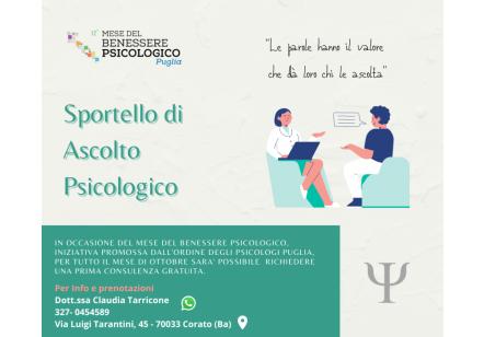 Studio di psicologia Dott.ssa Claudia Tarricone